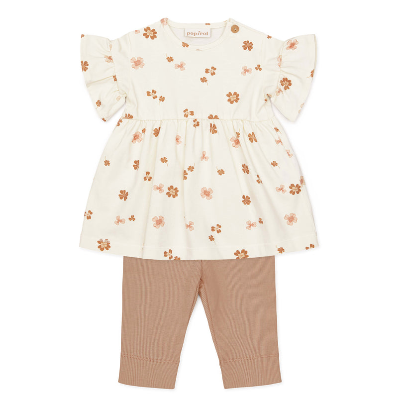 Poibi Baby Dress SS - Print Clover